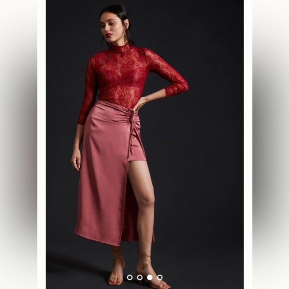 Anthropologie Tops - Anthropologie Sz Md Lace Layering Turtleneck